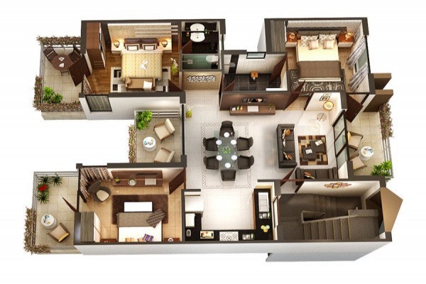 03 bedrooms apartment for rent in Vinhomes Gallery