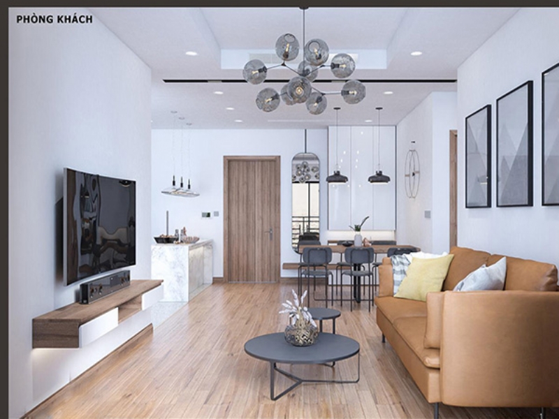 A 2-bedroom apartment for lease in T3 Tower Sunshine Empire, 55m2 with suitable price 2