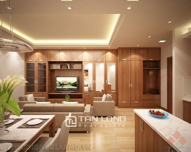 Amazing 2 bedroom apartment in Eurowindow Complex Cau Giay for rent 2