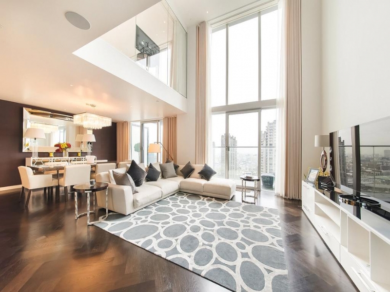 An artfully fully-furnished double-storey penthouse for rent in Vinhomes Ocean Park 2 1