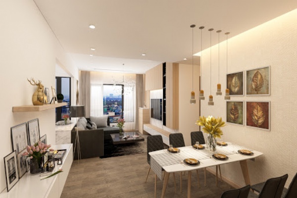 Apartment for rent in B6 Giang Vo - The Golden Armor 110m2, 3BRs, basic price 16 million VND / month