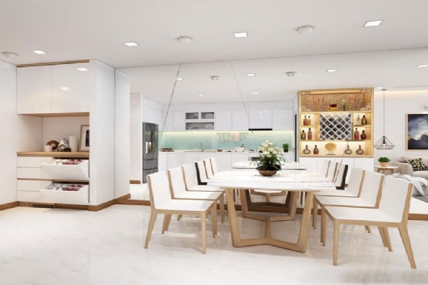 Apartment list 2 - 3 bedrooms, full furniture, Hoang Mai Gamuda apartment, price only 7-9 million VND / month