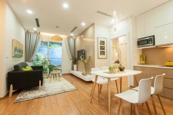 Management board for rent in The Golden Armor (B6 Giang Vo) from 2BRs , lake view from 12 million VND / month