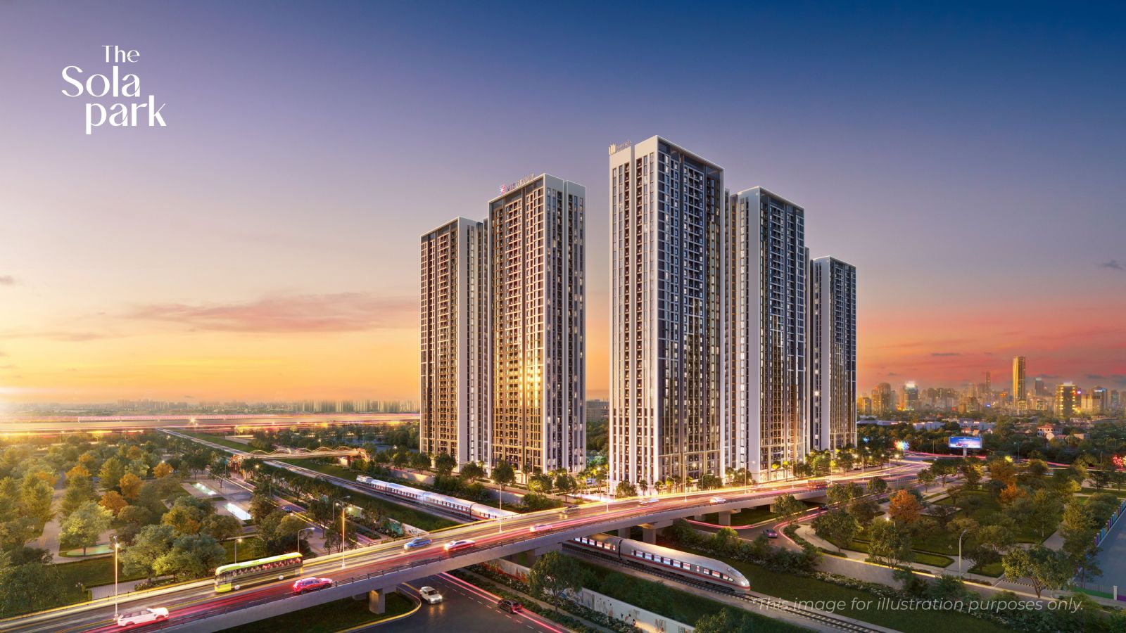 Apartments for sale in The Sola Park Imperia Smart City
