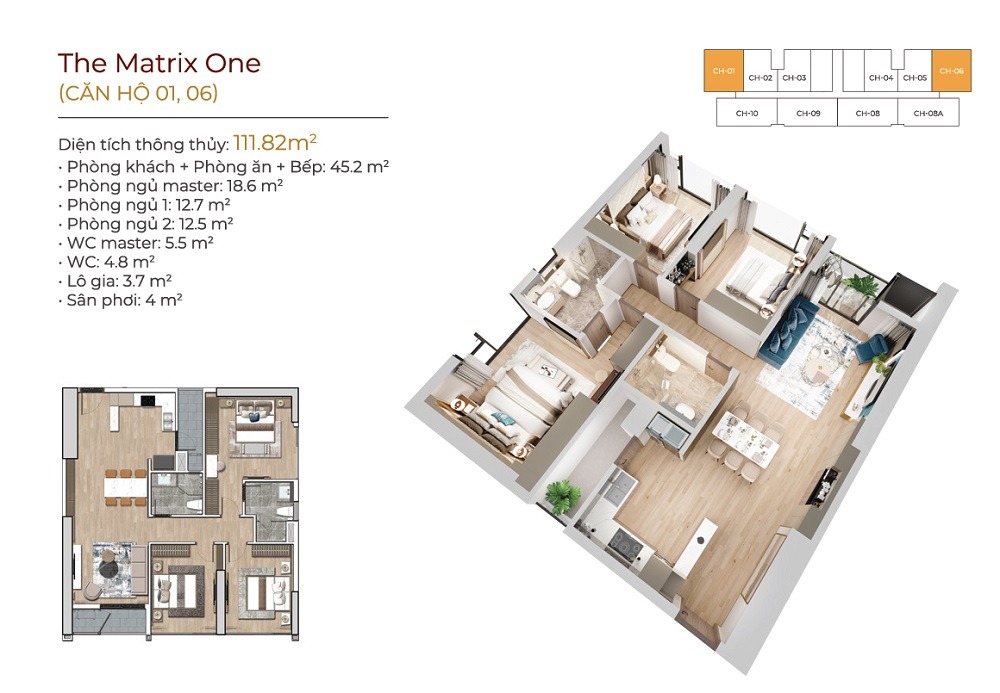 apartments for rent inThe Matrix One