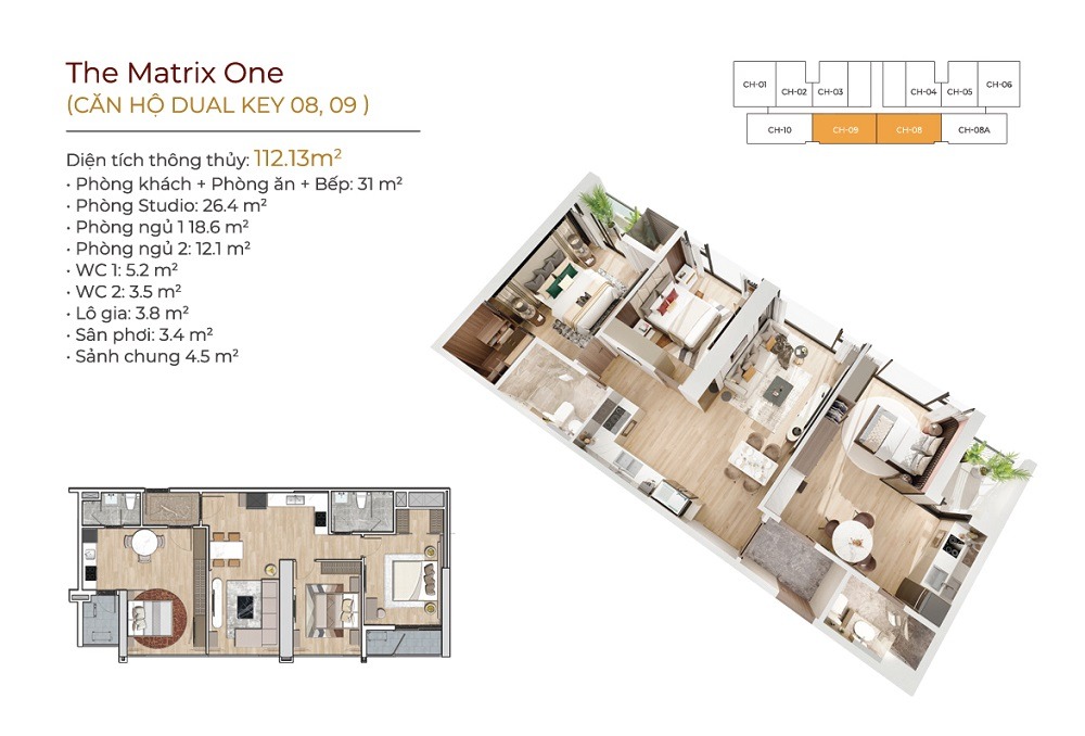 Apartments for rent in The Matrix One