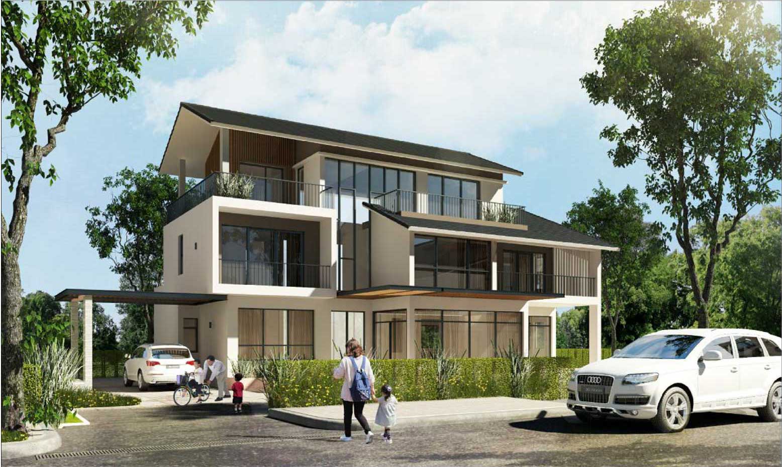 Villas for rent in Ecopark - Mimosa Subdivision